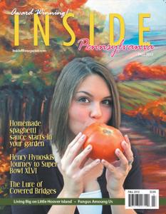 Cover Design Of Inside PA Magazine Created By Meaghan Troup And Features Her Art And Photography